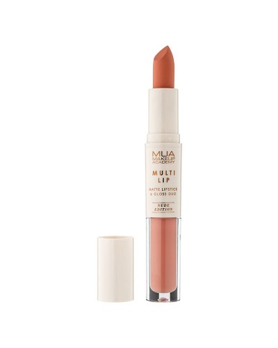 MUA Lipstick and Gloss Duo - Nude Edition - CARAMEL - sis-style.
