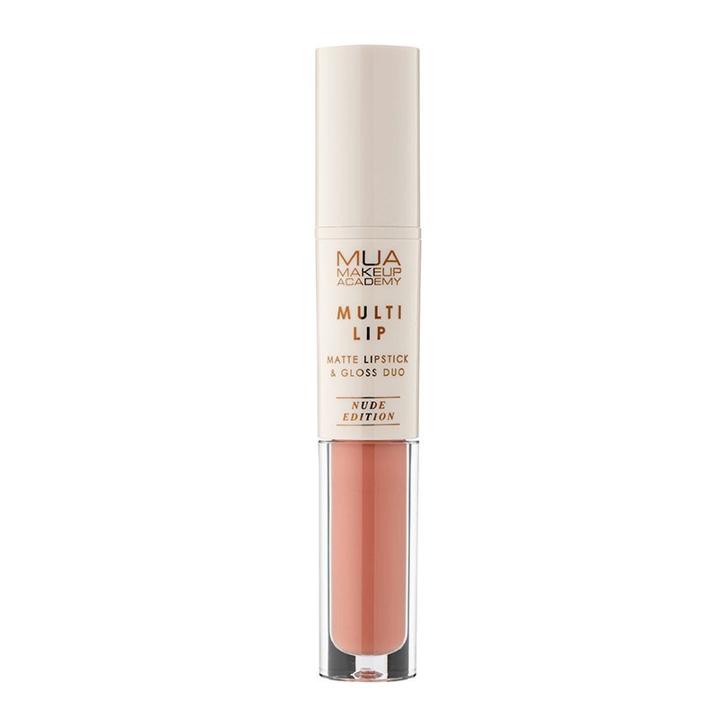 MUA Lipstick and Gloss Duo - Nude Edition - CARAMEL - sis-style.gr