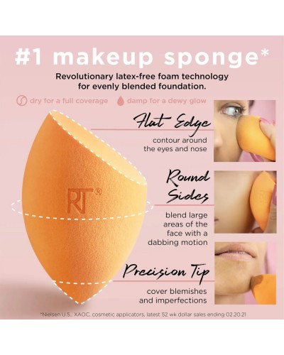 Real Techniques 2 Pack Miracle Complexion Sponge - sis-style.