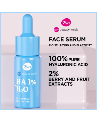 7 DAYS HA 1%+H2O Hyaluronic Face Serum - sis-style.gr
