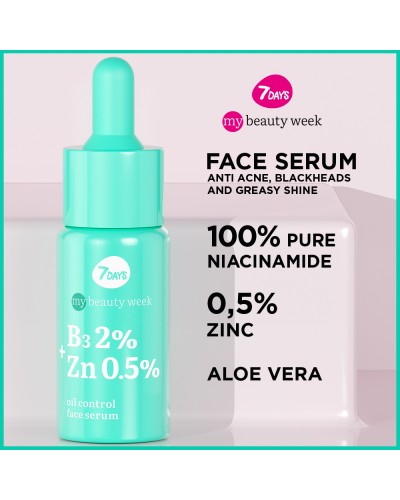 7 DAYS B3 ZN Oil Control Face Serum - sis-style.