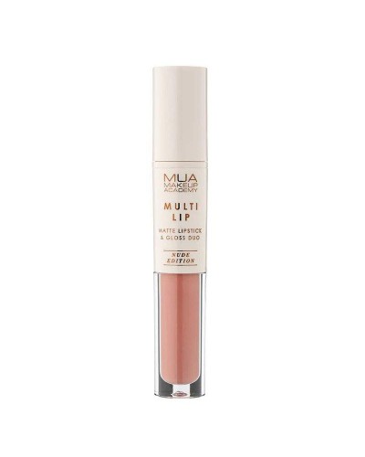 MUA Lipstick and Gloss Duo - Nude Edition - MOCHA - sis-style.gr