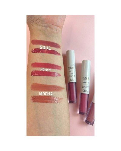 MUA Lipstick and Gloss Duo - Nude Edition - HONEY - sis-style.