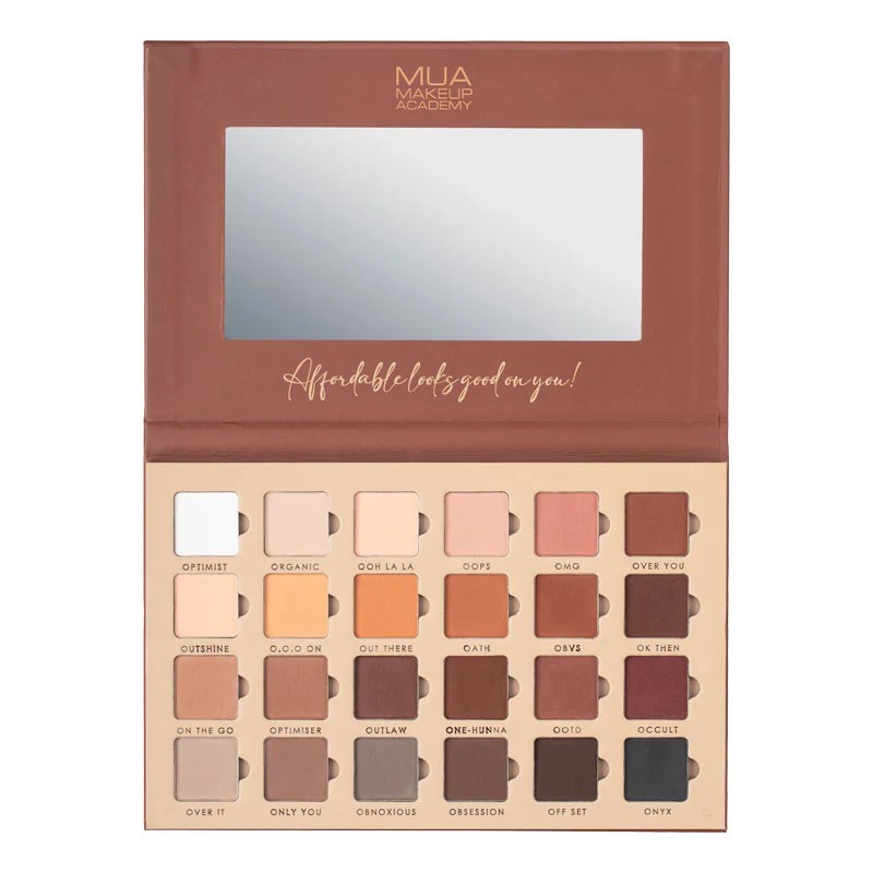 MUA Ultimate Obsession 24 Shade Matte Nude Eyeshadow Palette - sis-style.gr