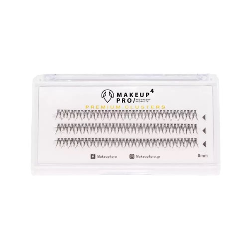Makeup4pro - Premium Cluster Lashes Dovetail - 8mm - sis-style.gr