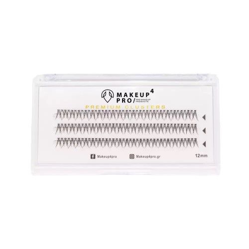 Makeup4pro - Premium Cluster Lashes Dovetail - 12mm - sis-style.gr