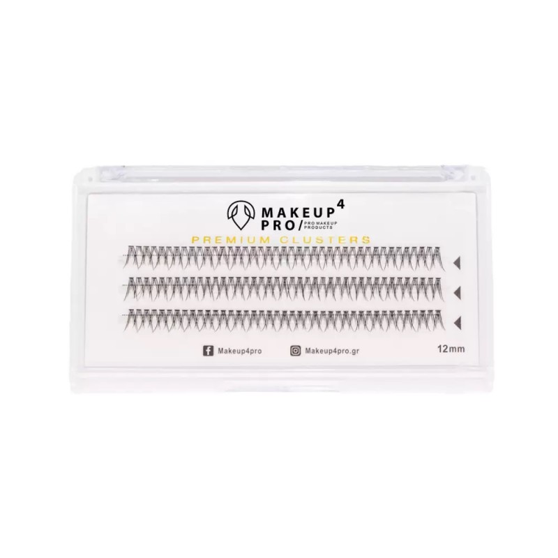 Makeup4pro - Premium Cluster Lashes Dovetail - 12mm - sis-style.gr