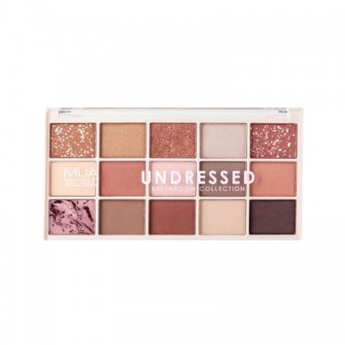 MUA 15 Shade Eyeshadow Palette - UNDRESSED - sis-style.gr