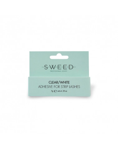 Sweed Adhesive for Strip Lashes Clear/White - sis-style.