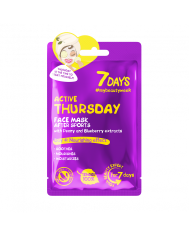 7 DAYS Active Thursday Sheet Mask 28g - sis-style.gr