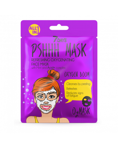 7 DAYS PSHHH Oxygen Boom Sheet Mask 25g - sis-style.gr