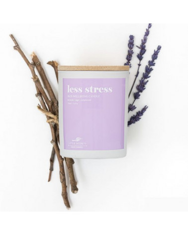 Little Secrets Less stress skin Wellbeing Candle - sis-style.gr