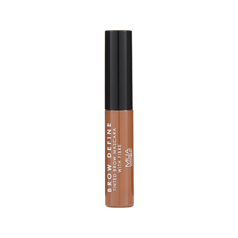 MUA Brow Define Tinted Mascara With Fibre - MID BROWN - sis-style.gr