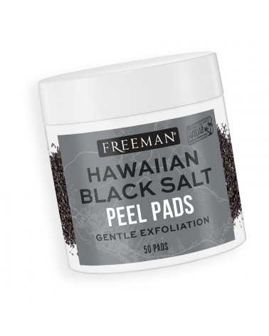 Freeman Hawaiian Black Salt Peel Pads Gentle Exfoliation 50 Pads - sis-style.gr