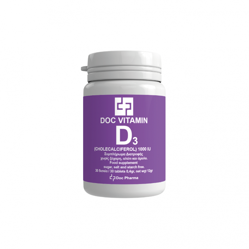 Doc Pharma Vitamin D3 30tabs - sis-style.gr