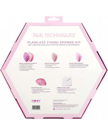 Real Techniques Flawless Finish Sponge Kit - sis-style.gr