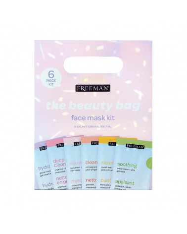Freeman The Beauty Bag Face Mask Kit 6pcs x 7ml - sis-style.gr