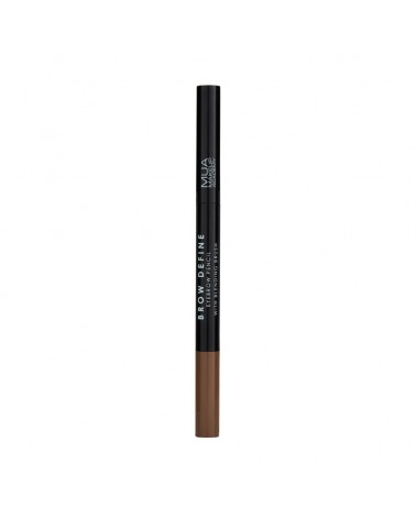 MUA Eyebrow Pencil With Blending Brush - MID BROWN - sis-style.gr