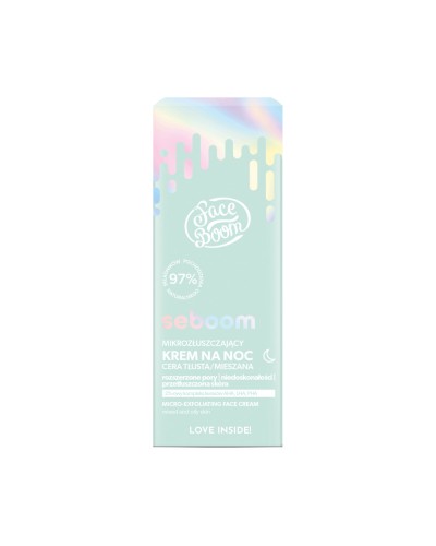 FACEBOOM Seboom Micro-exfoliating Night Face Cream 50ml - sis-style.gr