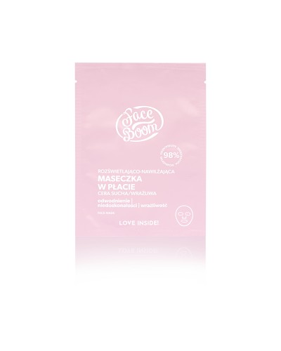 FACEBOOM Brightening and Moisturizing Sheet Face Mask 15g - sis-style.gr