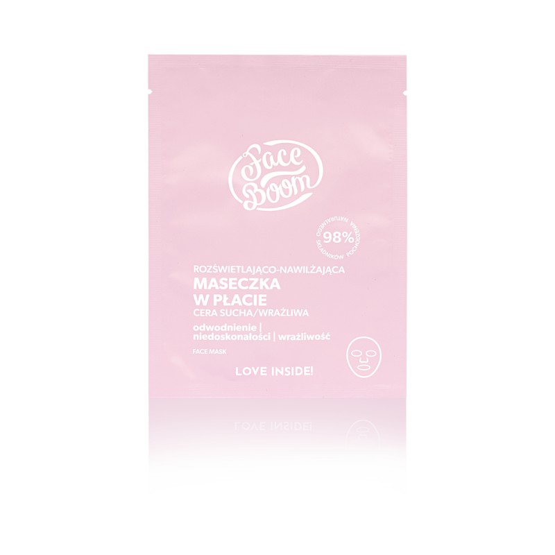 FACEBOOM Brightening and Moisturizing Sheet Face Mask 15g - sis-style.gr